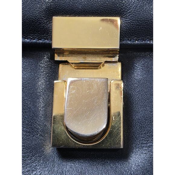 Susan Gail Vintage Leather Bellido Purse Made In Spain Navy Blue - Picture 11 of 13